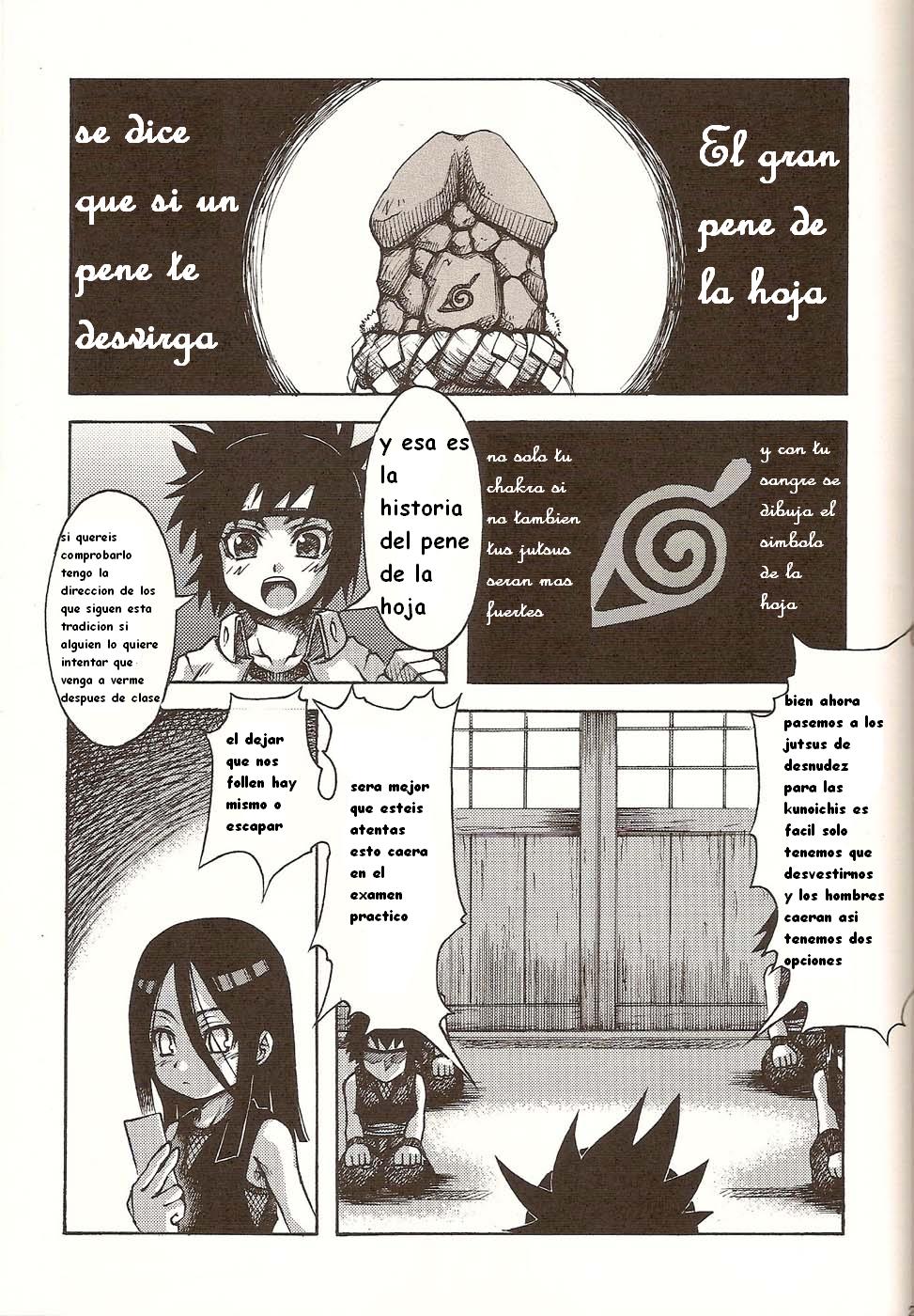 El gran pene de la hoja page 1 full