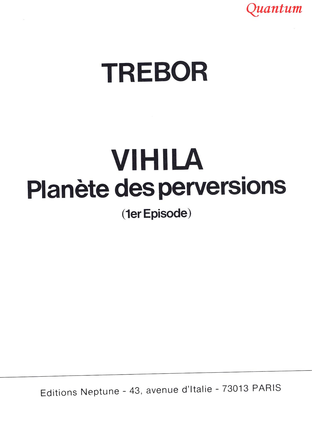Vihila - Planète des perversions 1 page 2 full