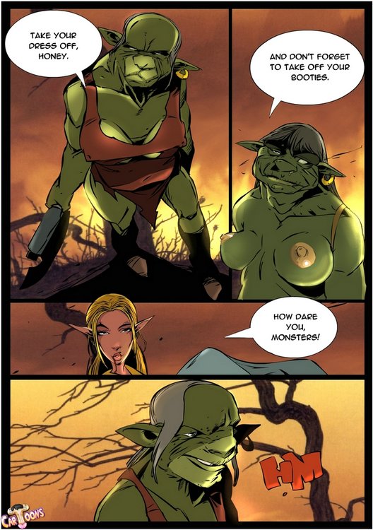 Elf VS Orc page 3 full