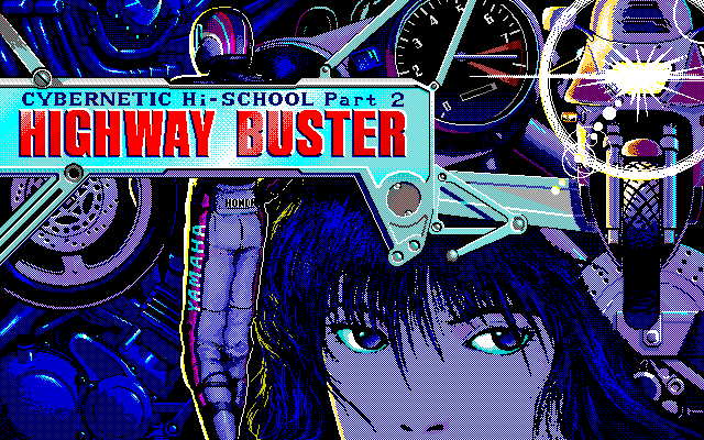 Dennou Gakuen 2 HIGHWAY BUSTER page 1 full