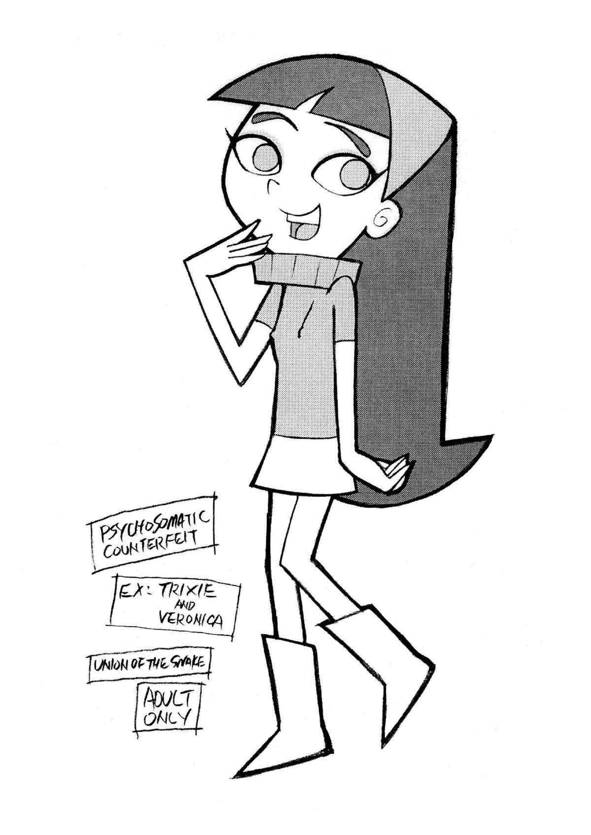 Psychosomatic Counterfeit Ex: Trixie &amp; Veronica page 1 full