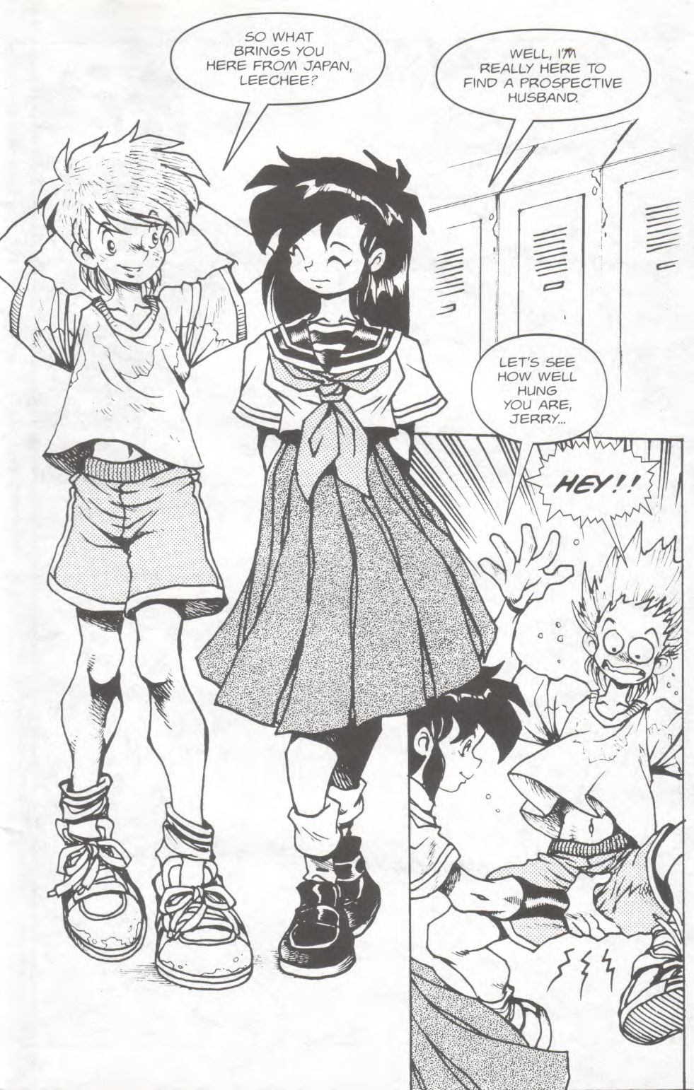 Not Ninja High School #1 page 2 full