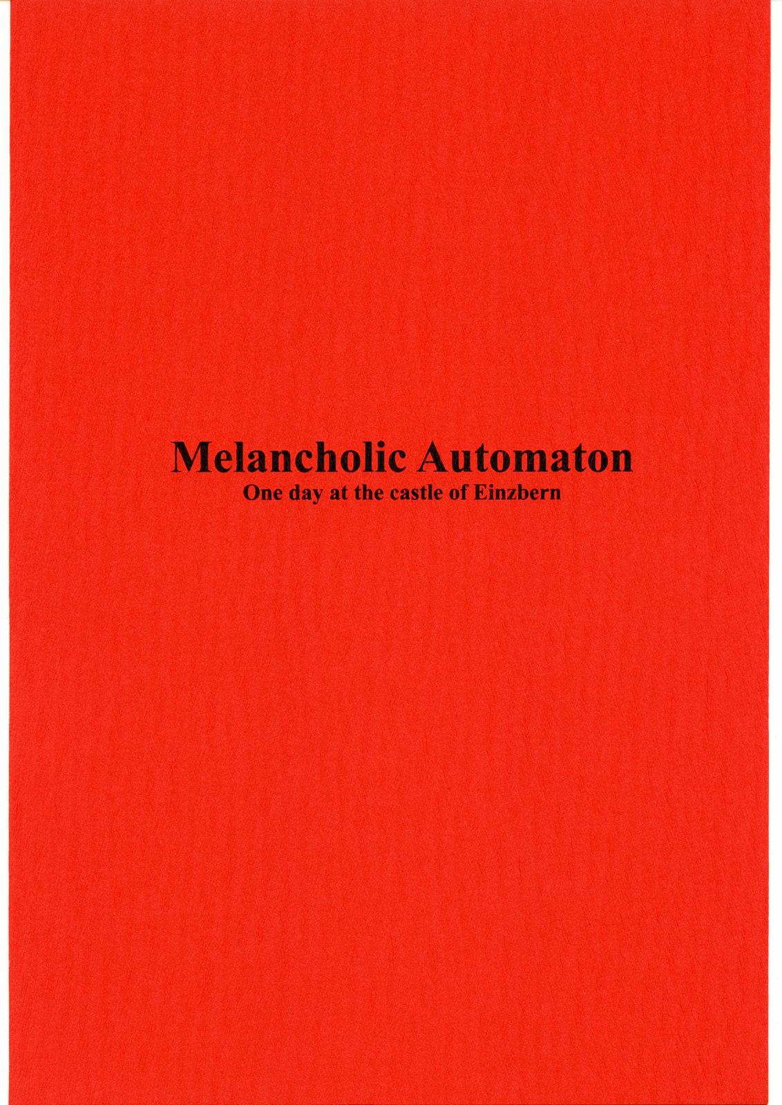 Melancholic Automaton - One day at the castle of Einzbern page 1 full