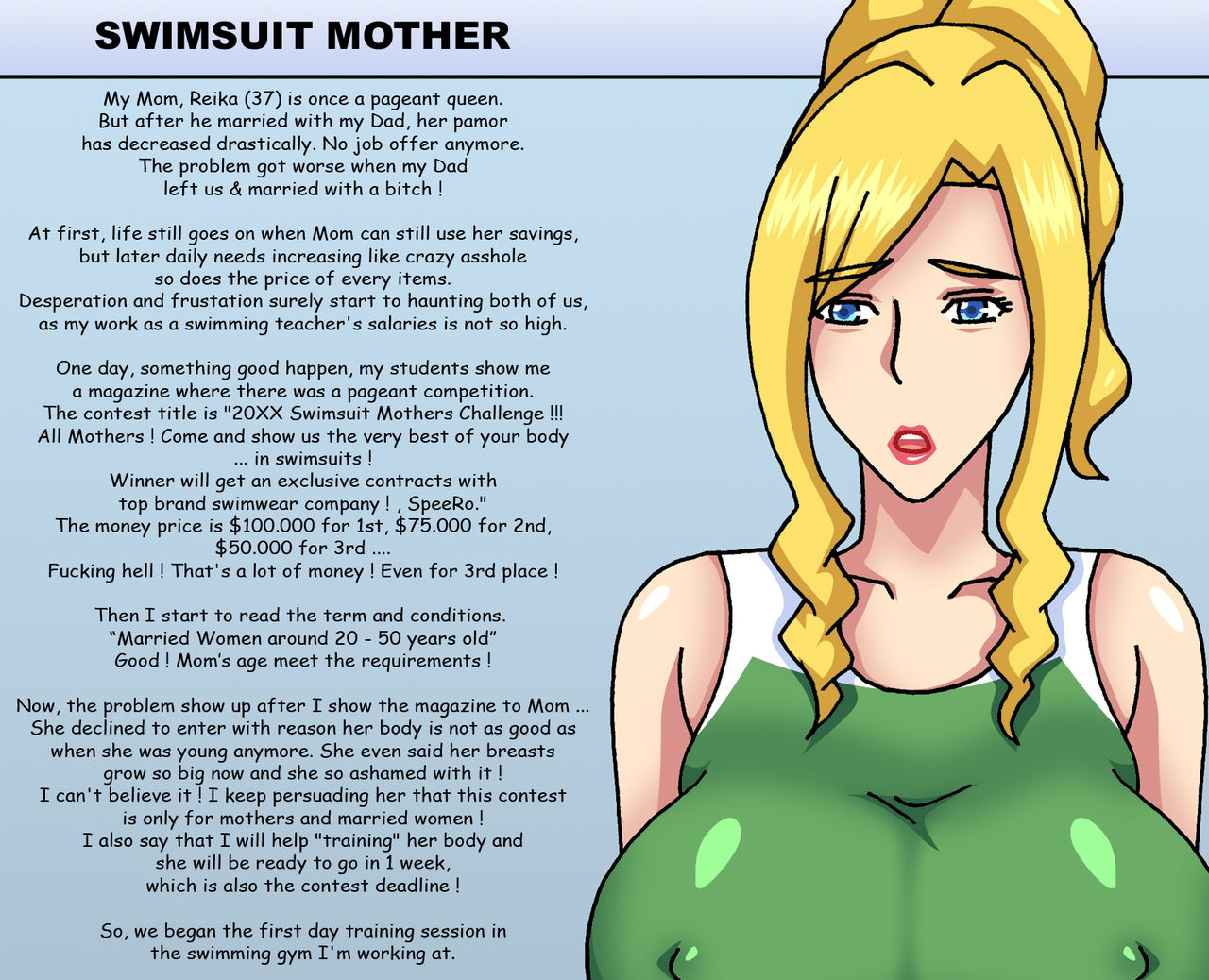Mizugi no Haha | Mom in Swimsuit page 1 full