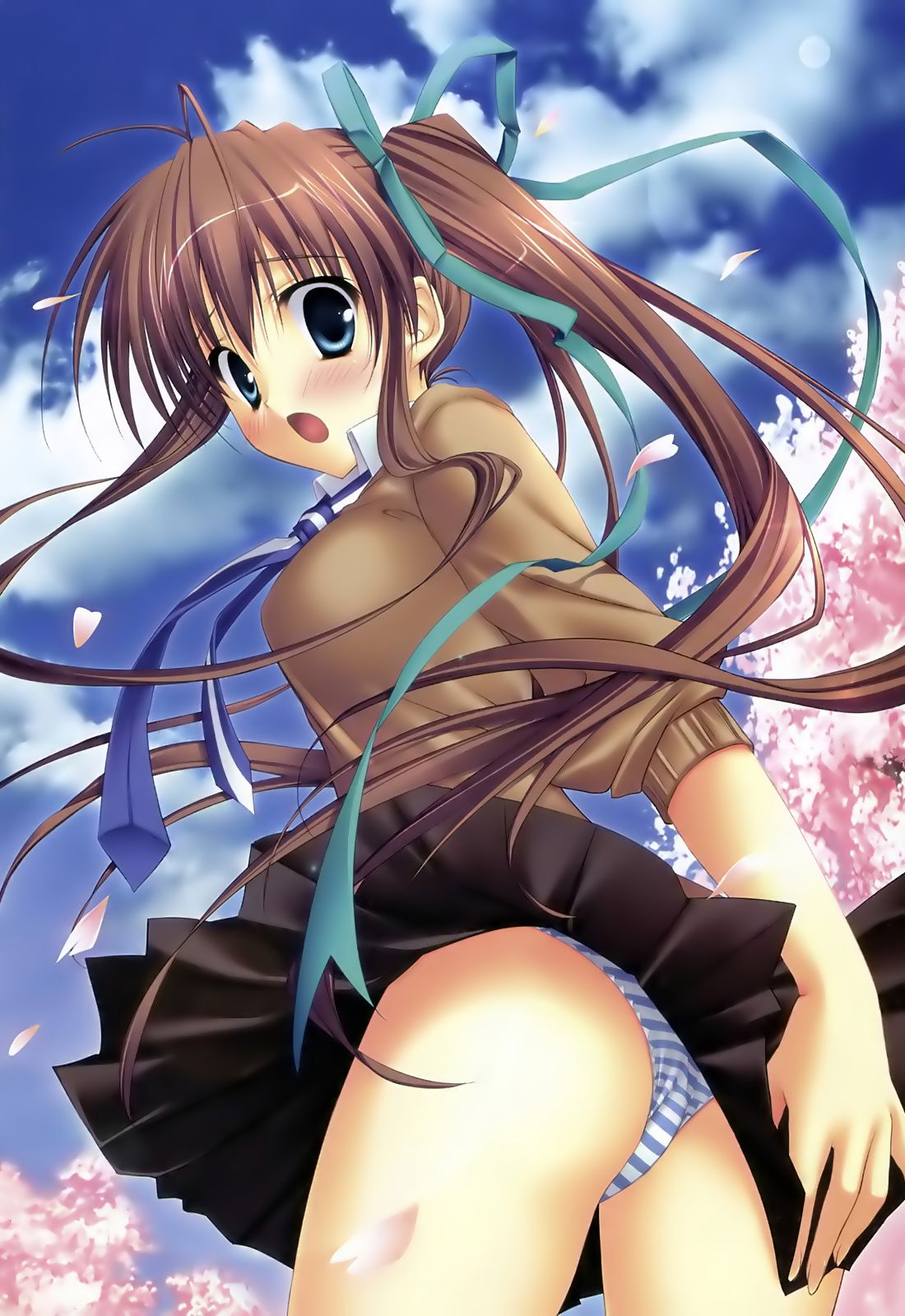pantyshot/upskirt wind lift/skirt lift/skirt flip CG gallery　01 page 7 full
