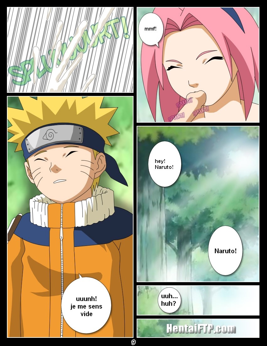 Naruto X Sakura page 9 full