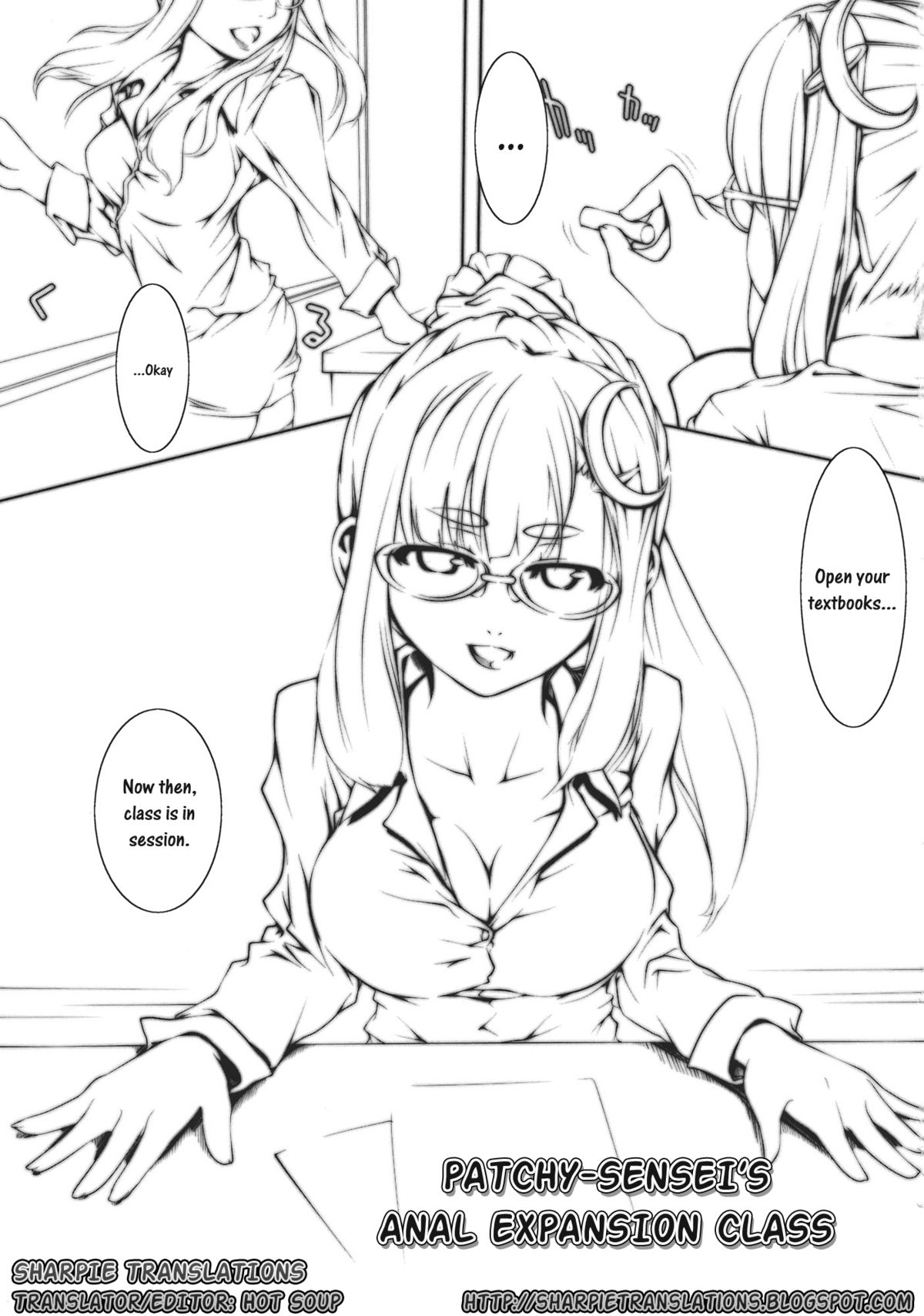 Patche Sensei no Anal Kakuchou Kouza | Patchy-Sensei's Anal Expansion Class page 3 full