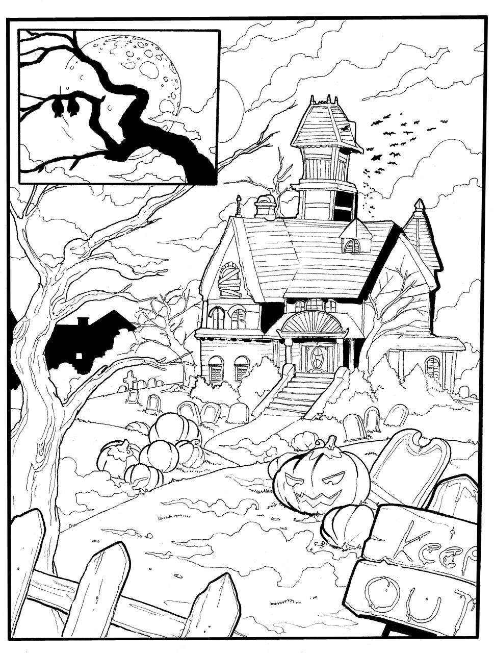 Muscari's Halloween Haunt page 1 full