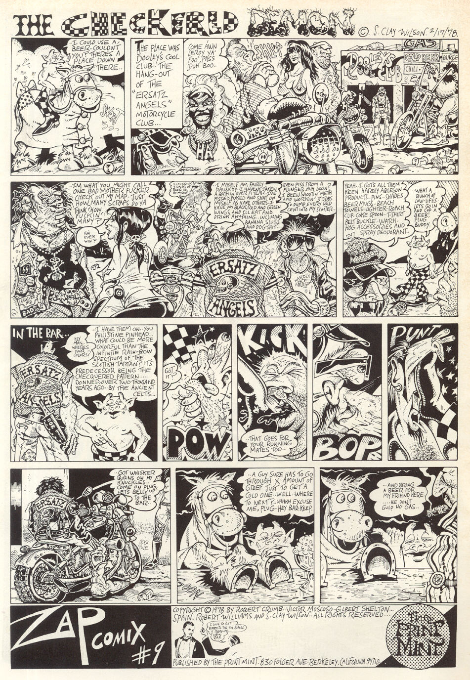 Zap Comix #9 page 2 full