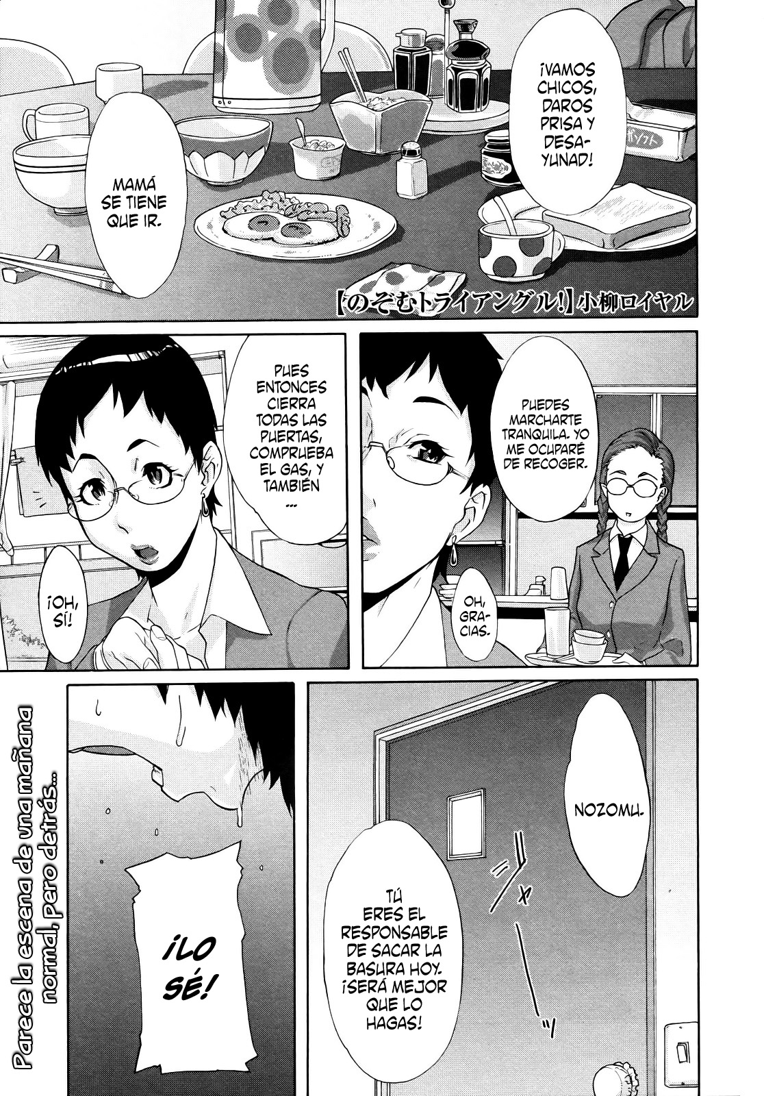 Nozomu Triangle! | Triángulo Amoroso page 1 full