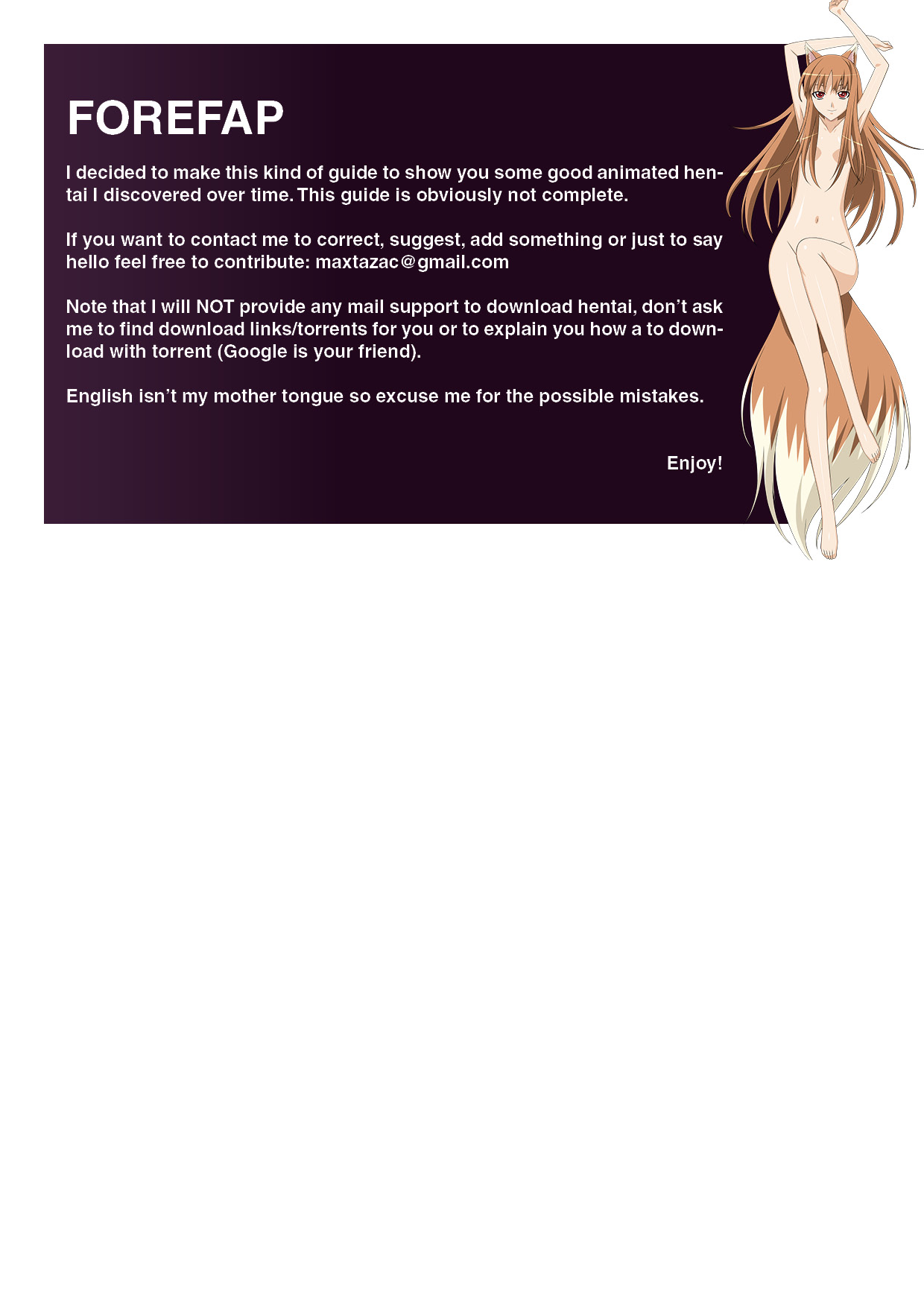 The  guide of animated Hentai page 2 full