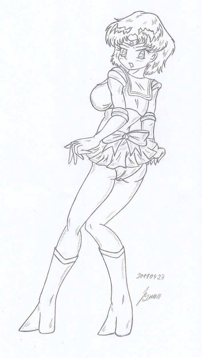 My miny Sailor Mercury Sketches work_1 page 2 full