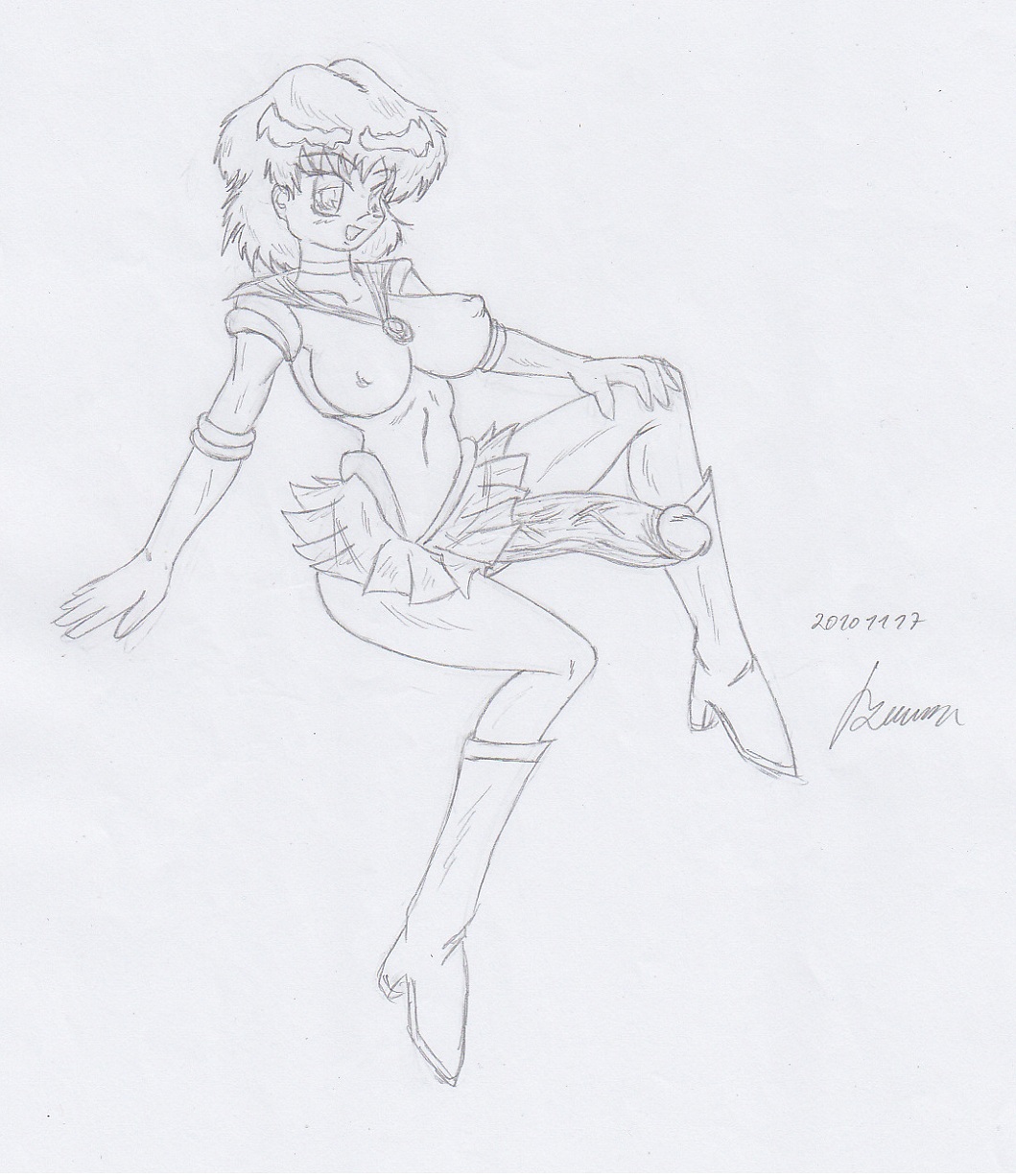 My miny Sailor Mercury Sketches work_1 page 7 full