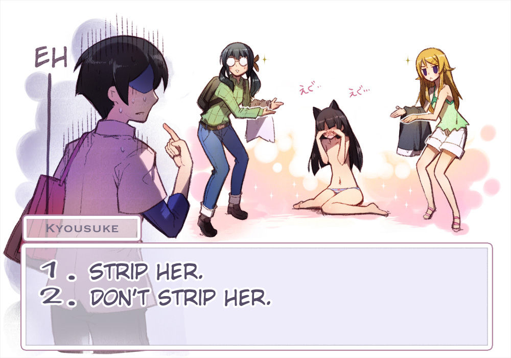 komorebi-notebook - Kuroneko Summer Stripping ENG Translated page 3 full