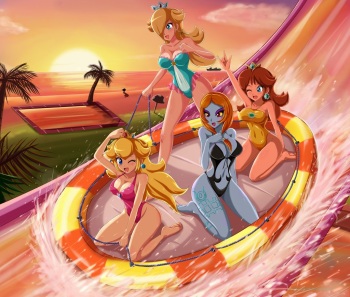 Princess peach and friends cover