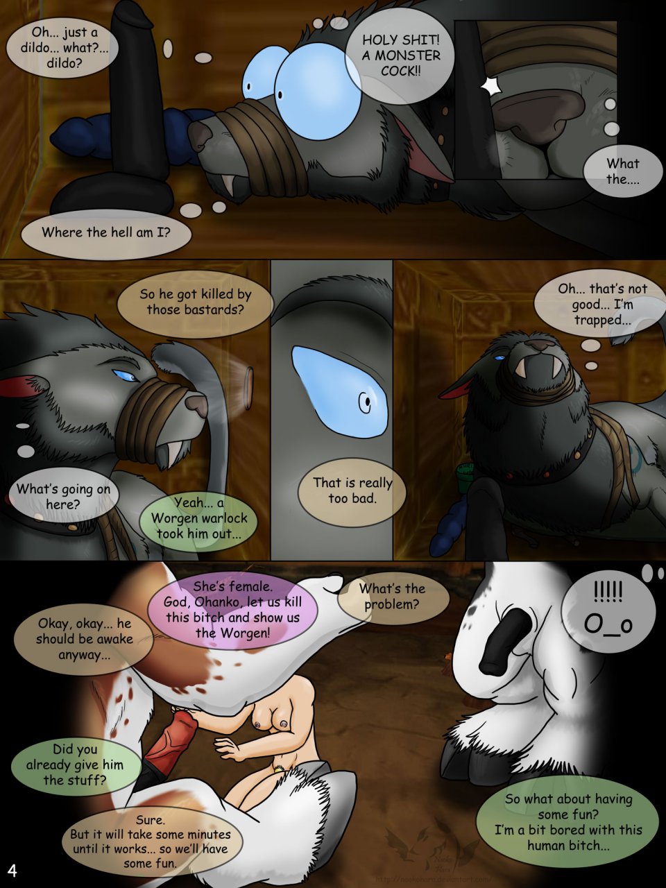 4 Tauren and 1 Worgen page 5 full