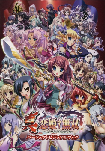 Shin-Koihime Musou Otome Ryouran Sangokushi Engi Perfect Visual Book cover