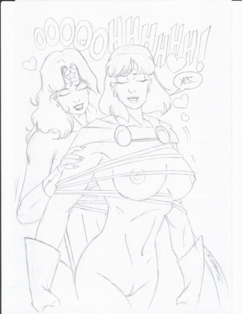 Power Girl and Wonder Woman cover