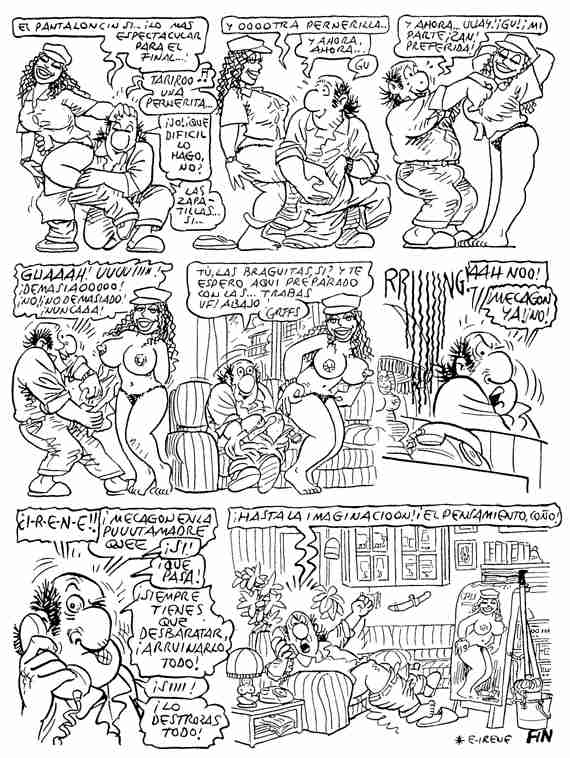 El Jueves - Pencomix - by Adanti - Manolo e Irene - E-Irene - Spanish page 2 full