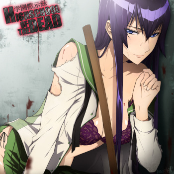 Saeko Busujima Gallery Highschool of the Dead cover
