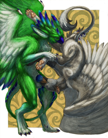 Birds and gryphons cover