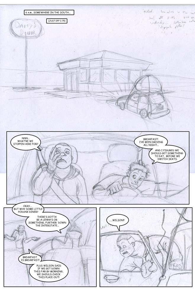 JKLind Art &amp; Short Comics page 9 full