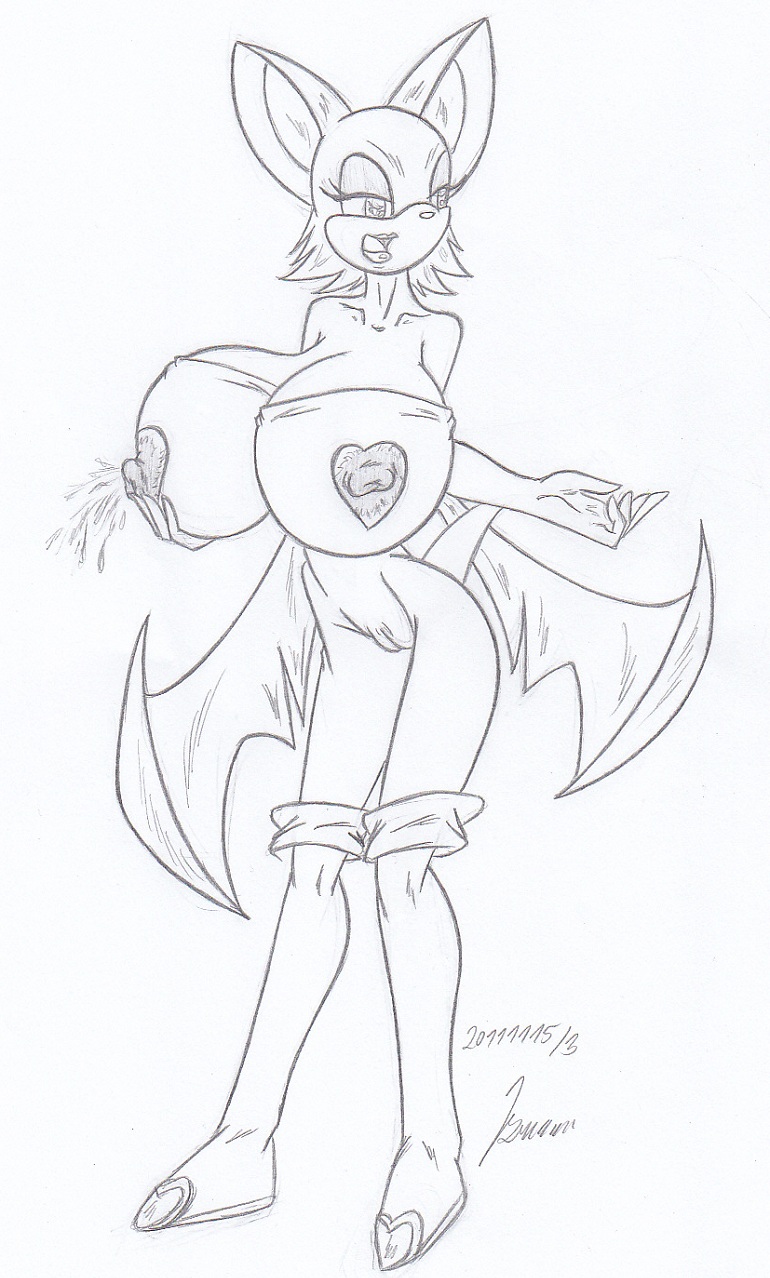 My miny Rougeb The Bat_  Sketches work_1 page 2 full
