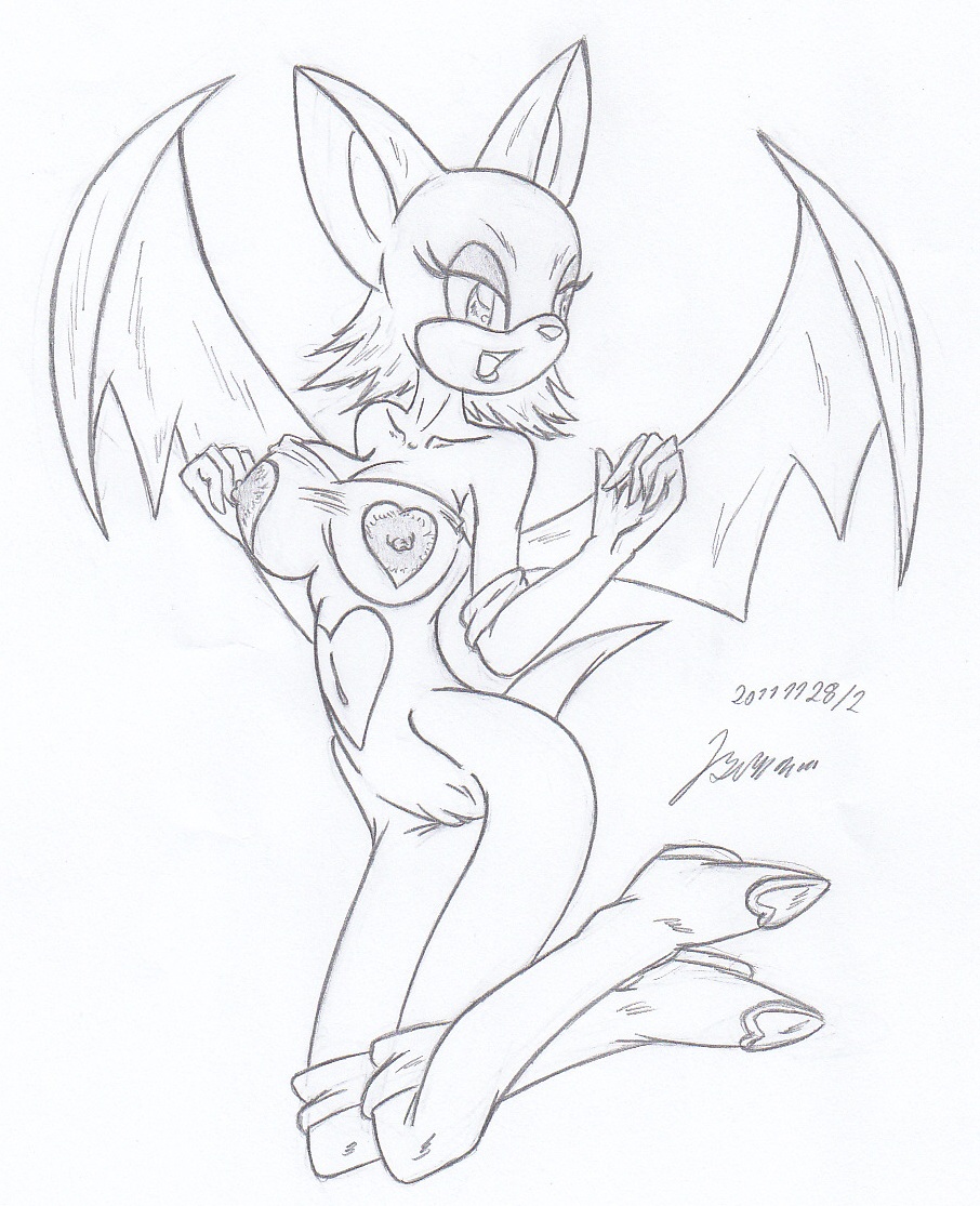 My miny Rougeb The Bat_  Sketches work_1 page 6 full