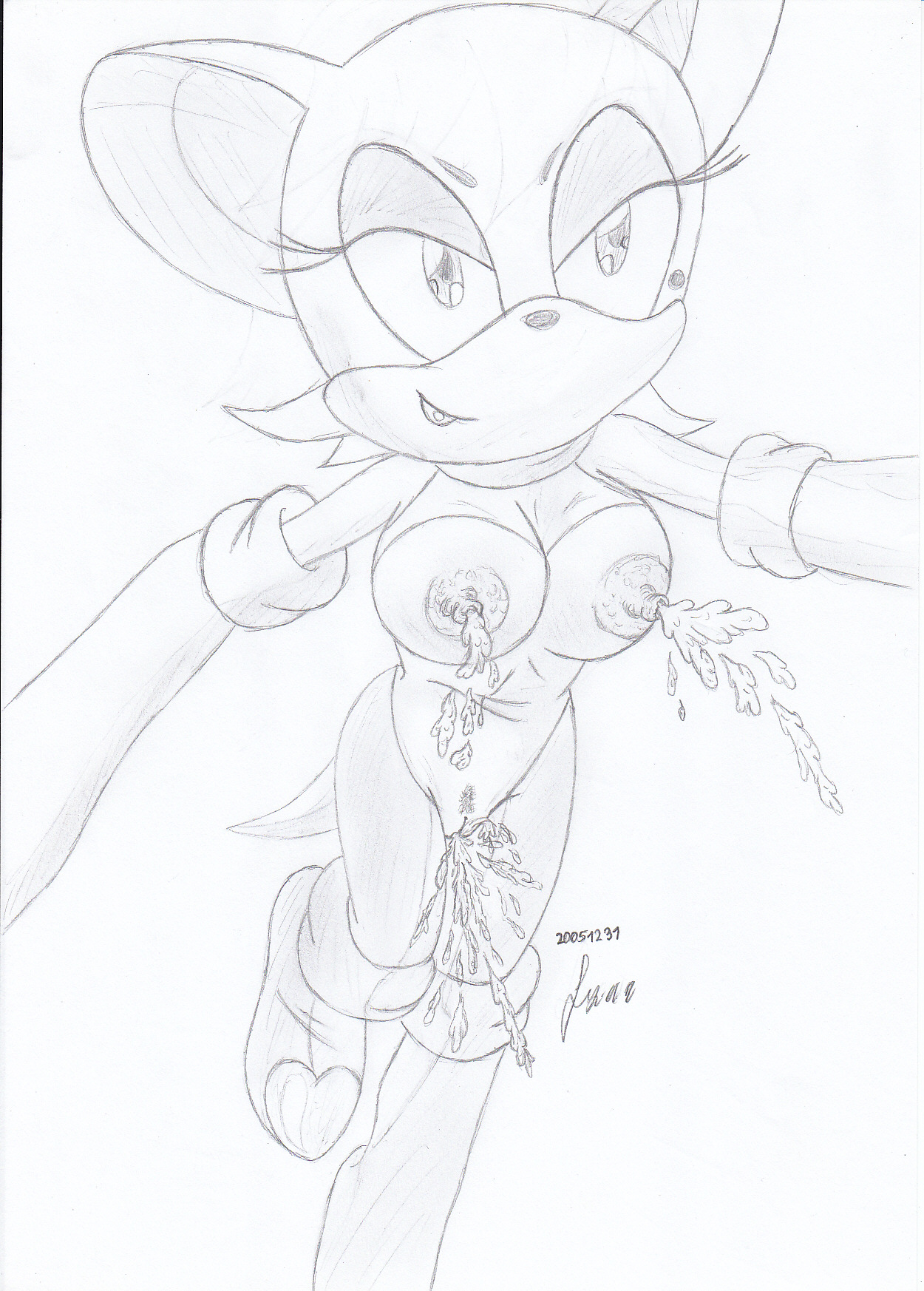 My miny Rougeb The Bat_  Sketches work_1 page 7 full