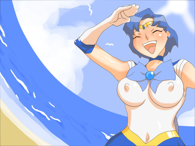 Sailor Mercury? ~Ami-chan Kore jaa Tada no Bitch jan~ page 2 full