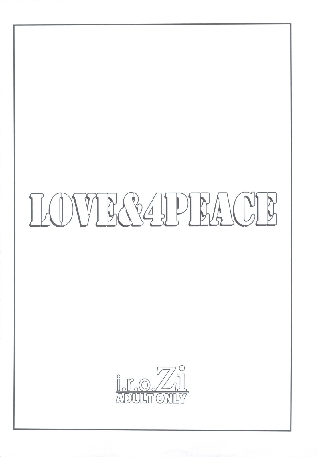 LOVE&amp;4PEACE page 4 full