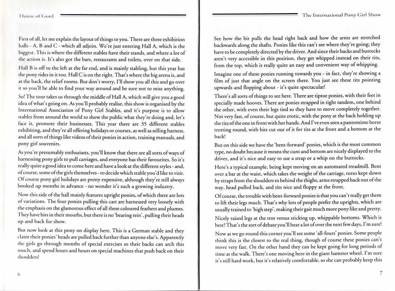 International Pony Girl Show page 6 full