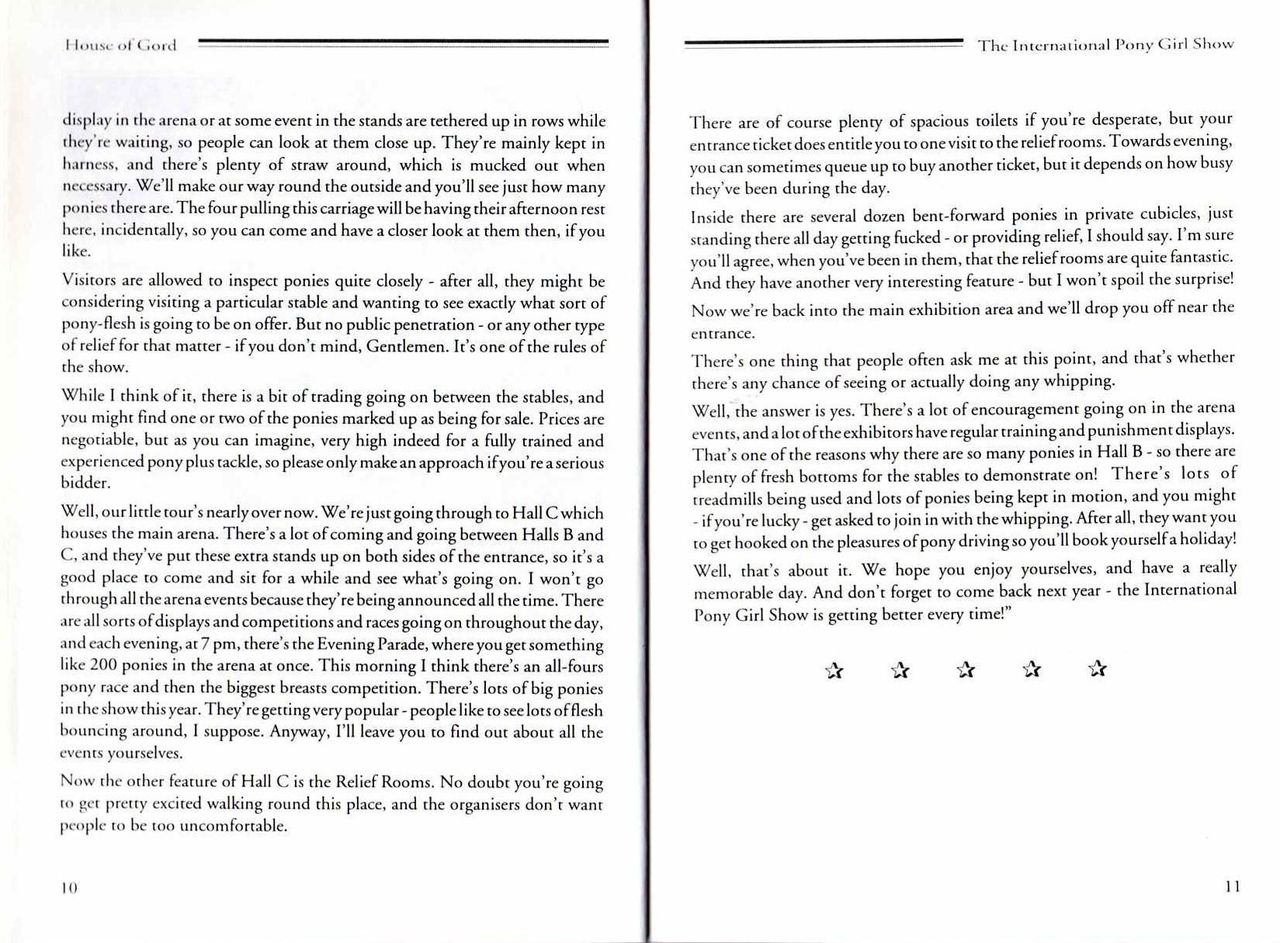 International Pony Girl Show page 8 full