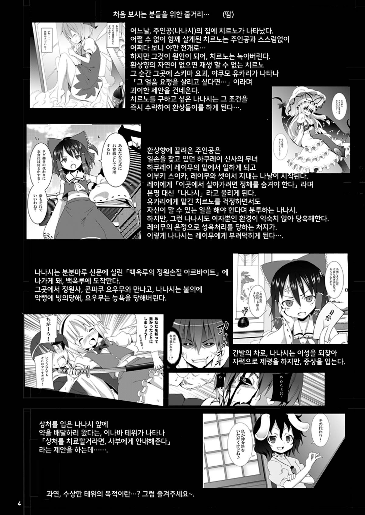 Eientei de Usagi Gari ~Jougen~ | 영원정에서 토끼 사냥 ~상현~ page 3 full