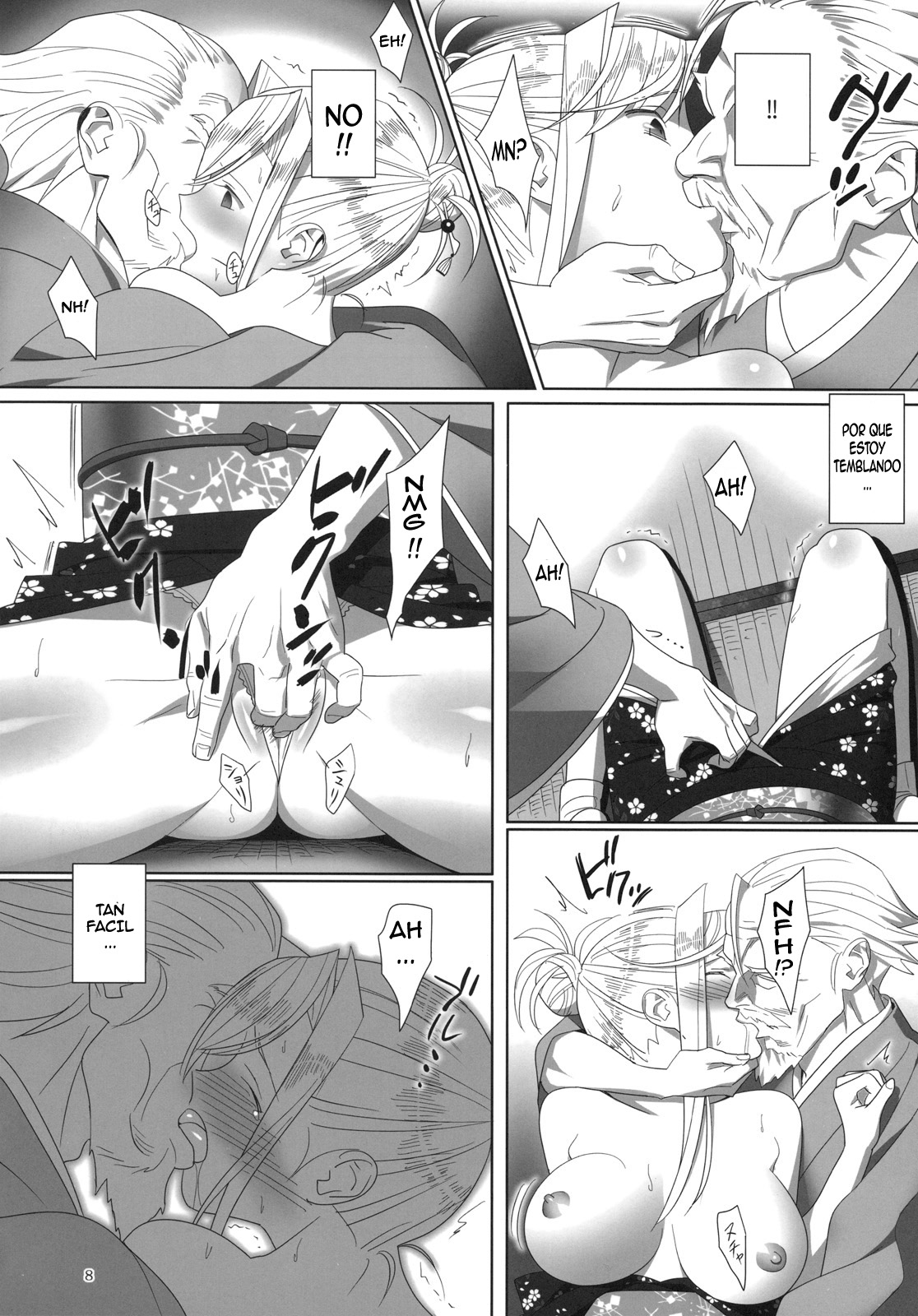 Admired beautiful flower. 3 | Admirando la bella flor. 3 page 8 full
