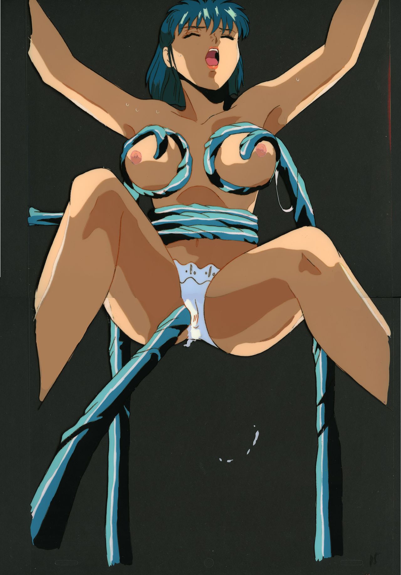 La Blue Girl - HQ animation cels page 6 full