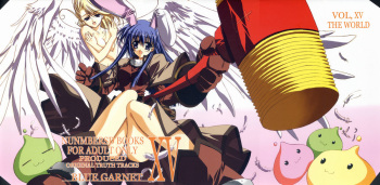 BLUE GARNET XV THE WORLD cover