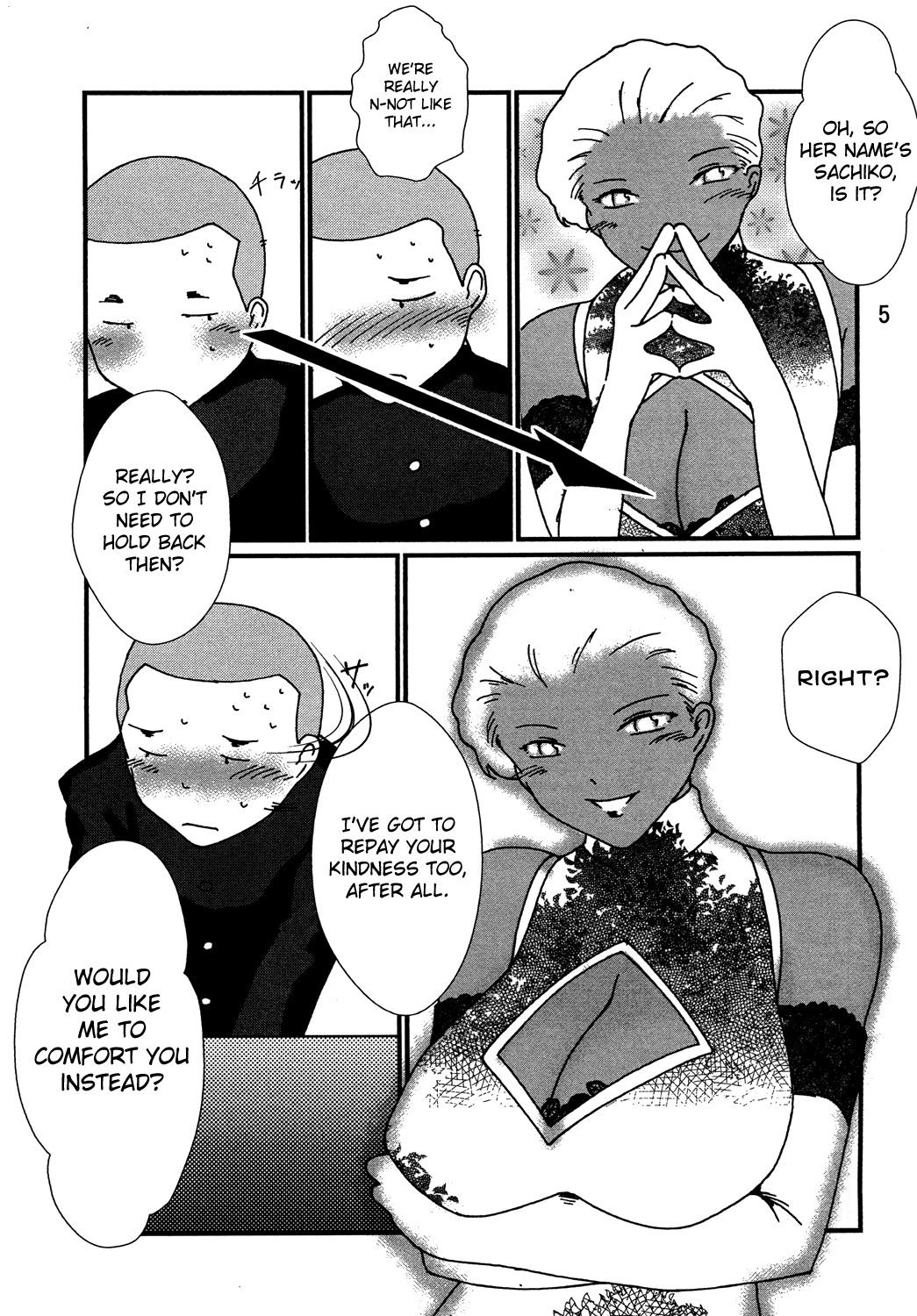 Kasshoku Oneesan no Fudeoroshi | Brown Lady Takes His First Time page 6 full