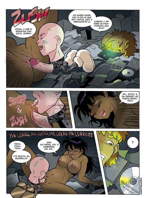 El Jueves - Pencomix - by Ismael Ferrer - Katy polvos m&aacute;gicos - Misterioso agujero negro - Spanish page 7 full