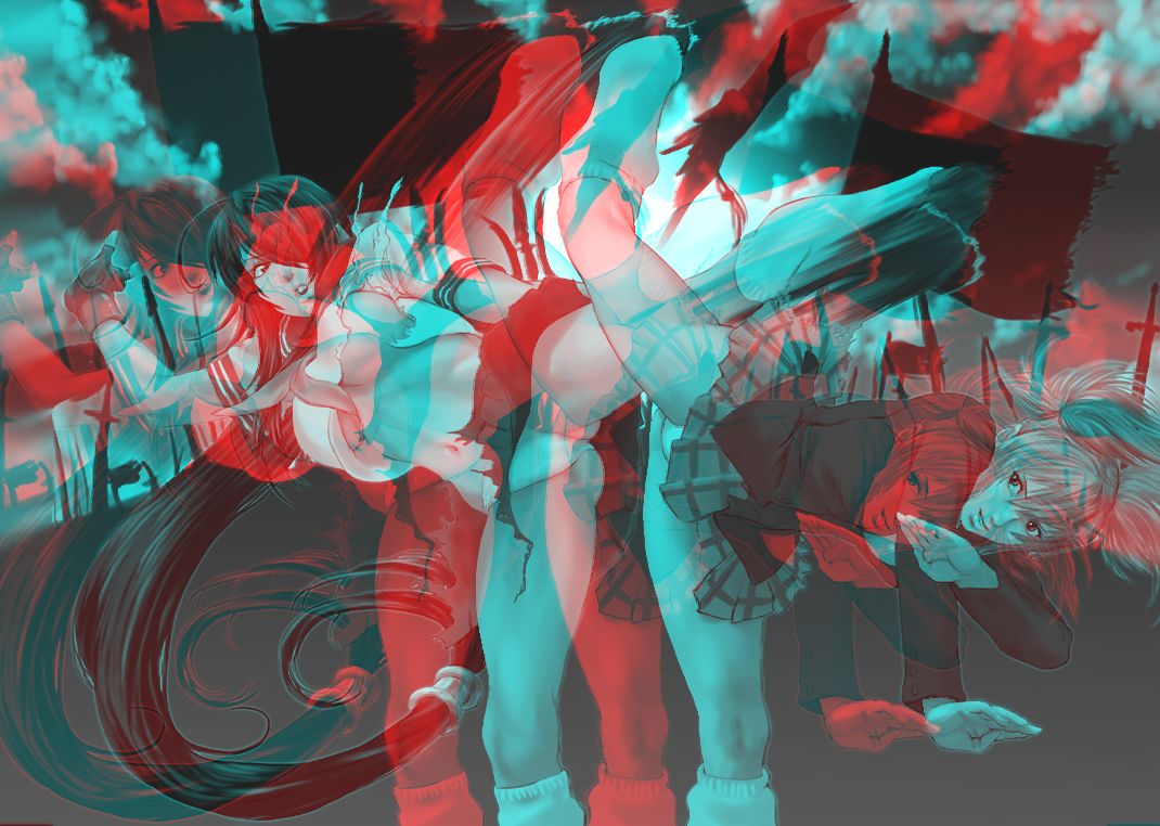Anaglyph 3D Girls 2. page 4 full