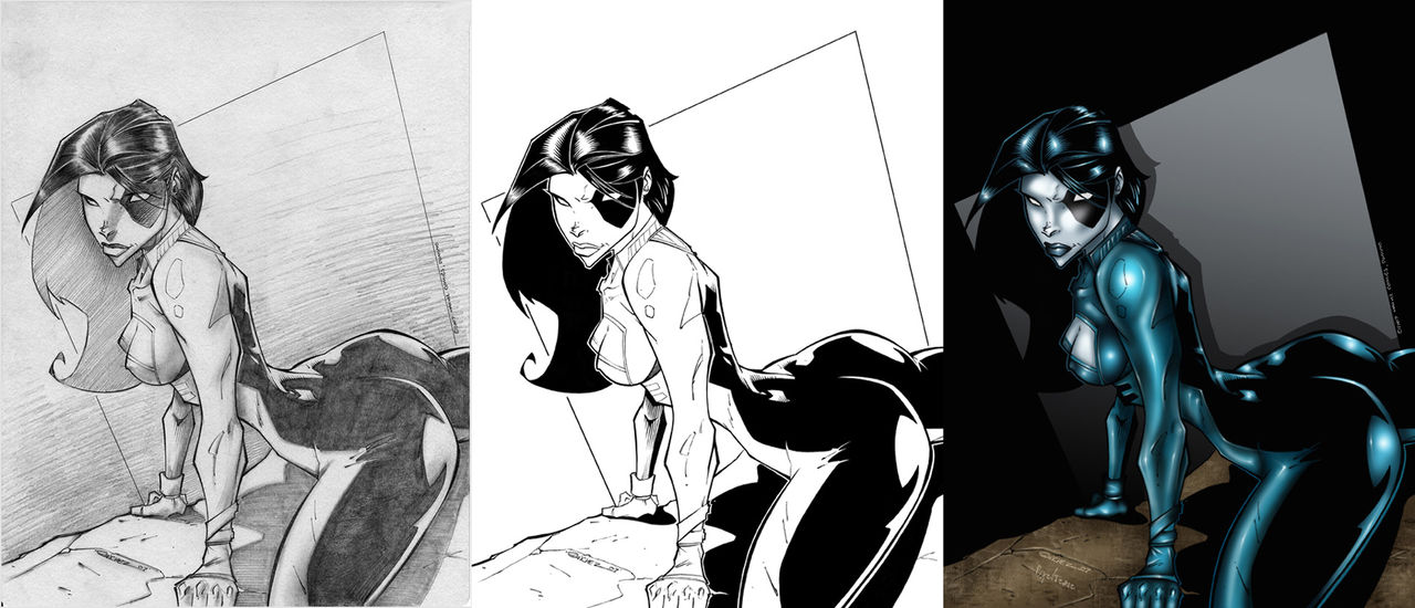 Marvel X-Girl DOMINO page 4 full