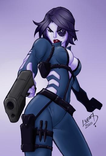 Marvel X-Girl DOMINO cover