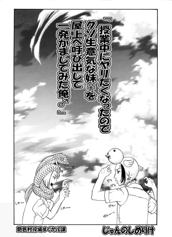 「授業中にヤリたくなったのでクソ生意気な妹♀を屋上へ呼び出して一発かましてみた俺♂」 cover