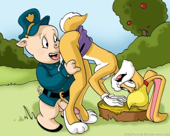 drawn sex present looney tunes cover
