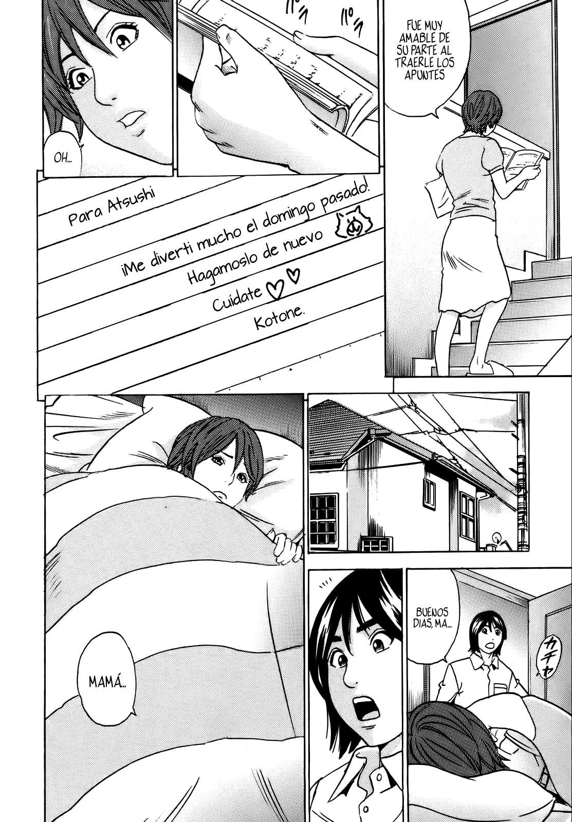 Mama ga Iku! Boku wa Dopyu! - Mama felt orgazm! I ejaculate! | Mamá Sintio un Orgasmo! Y Yo Eyacule! Ch. 1-2  =P666HF= page 8 full