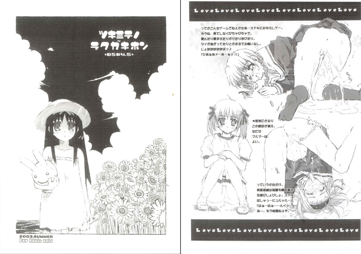 BS#4.5 TsukiMite no Rakugaki Hon page 1 full