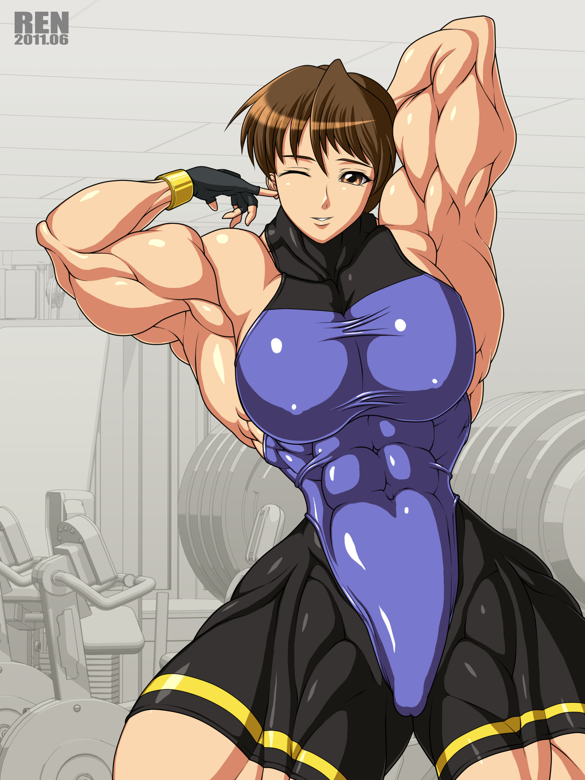 MIGHTY COSPLAY MUSCLE GIRL 2 page 2 full