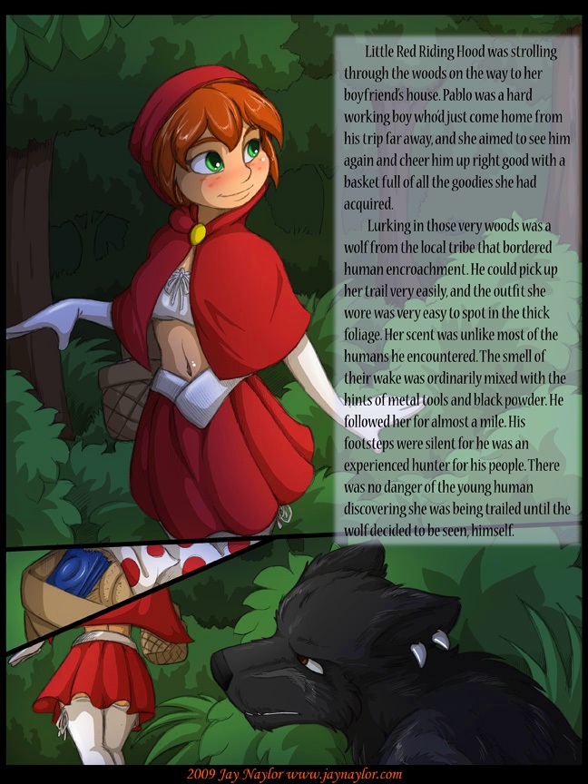 The Fall Of Little Red Riding Hood  Full color page 3 full