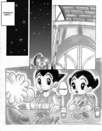 Astro girl doujin cover