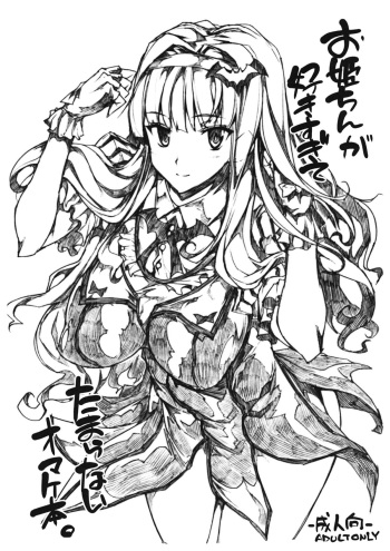 O Hime-chin ga Sukisugi Tetamaranai omake hon. cover